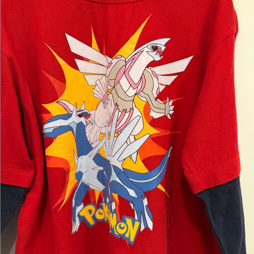 Pokemon Red and Navy Long Sleeve Tee - Picture 3 of 16